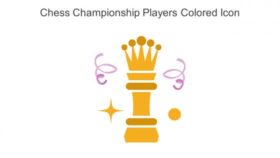 Chess Championship Players Colored Icon In Powerpoint Pptx Png And Editable Eps Format