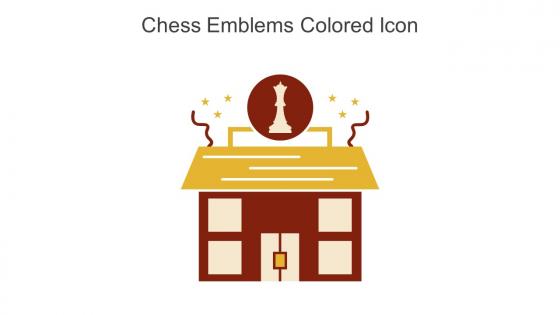 Chess Emblems Colored Icon In Powerpoint Pptx Png And Editable Eps Format
