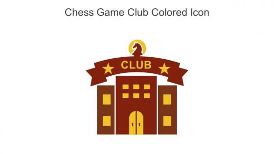 Chess Game Club Colored Icon In Powerpoint Pptx Png And Editable Eps Format