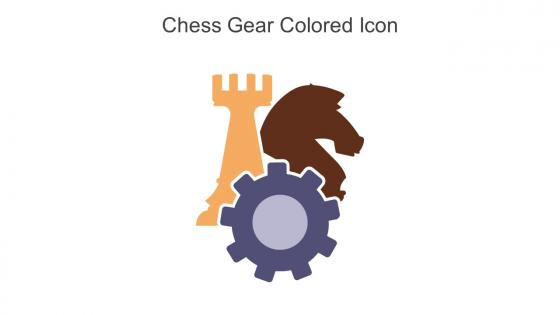 Chess Gear Colored Icon In Powerpoint Pptx Png And Editable Eps Format