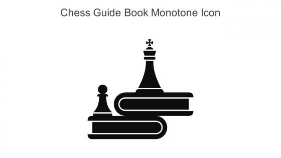 Chess Guide Book Monotone Icon In Powerpoint Pptx Png And Editable Eps Format