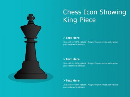 Chess icon showing king piece
