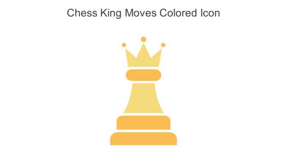 Chess King Moves Colored Icon In Powerpoint Pptx Png And Editable Eps Format