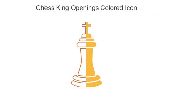 Chess King Openings Colored Icon In Powerpoint Pptx Png And Editable Eps Format