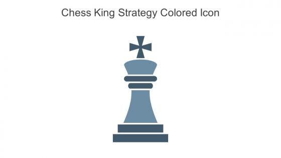 Chess King Strategy Colored Icon In Powerpoint Pptx Png And Editable Eps Format