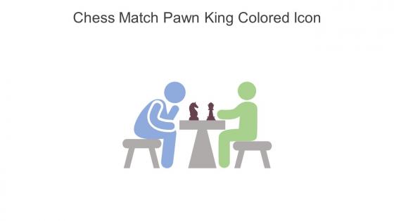 Chess Match Pawn King Colored Icon In Powerpoint Pptx Png And Editable Eps Format