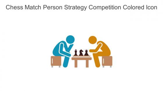 Chess Match Person Strategy Competition Colored Icon In Powerpoint Pptx Png And Editable Eps Format