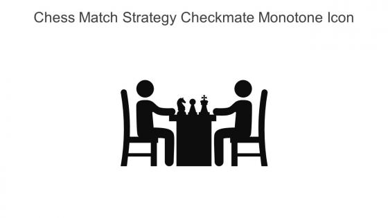 Chess Match Strategy Checkmate Monotone Icon In Powerpoint Pptx Png And Editable Eps Format