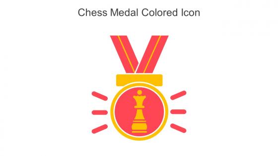 Chess Medal Colored Icon In Powerpoint Pptx Png And Editable Eps Format