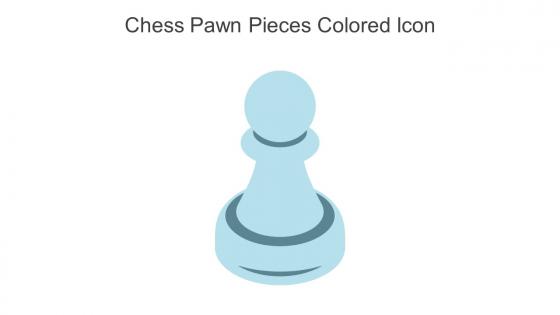 Chess Pawn Pieces Colored Icon In Powerpoint Pptx Png And Editable Eps Format