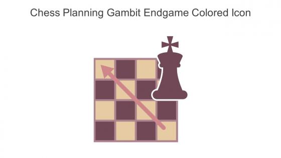 Chess Planning Gambit Endgame Colored Icon In Powerpoint Pptx Png And Editable Eps Format