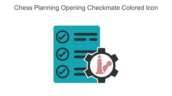 Chess Planning Opening Checkmate Colored Icon In Powerpoint Pptx Png And Editable Eps Format