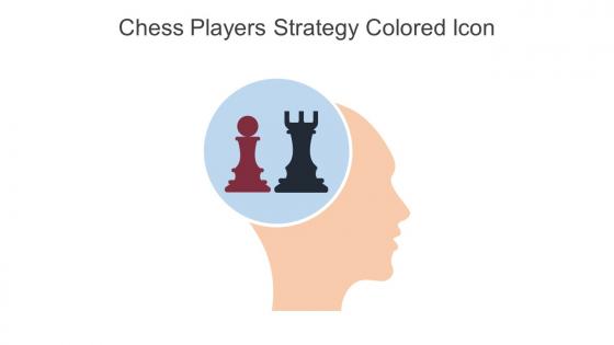 Chess Players Strategy Colored Icon In Powerpoint Pptx Png And Editable Eps Format