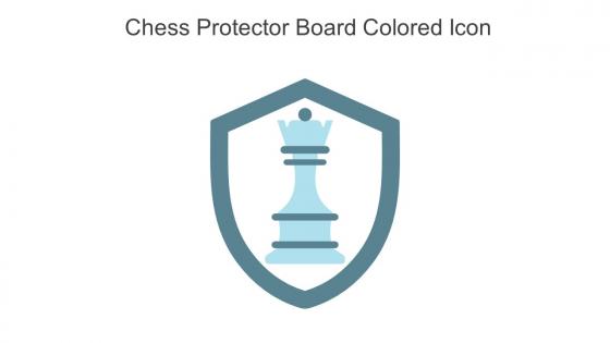 Chess Protector Board Colored Icon In Powerpoint Pptx Png And Editable Eps Format