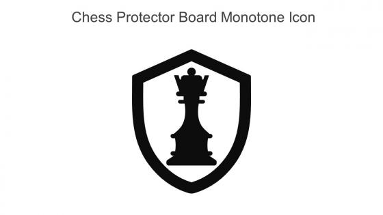 Chess Protector Board Monotone Icon In Powerpoint Pptx Png And Editable Eps Format