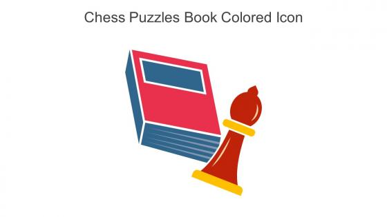 Chess Puzzles Book Colored Icon In Powerpoint Pptx Png And Editable Eps Format
