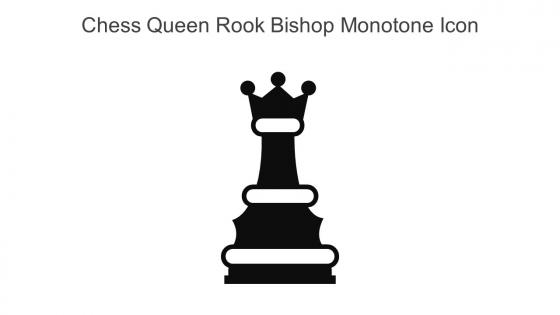 Chess Queen Rook Bishop Monotone Icon In Powerpoint Pptx Png And Editable Eps Format