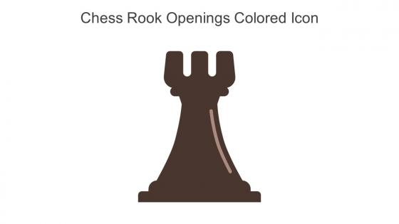 Chess Rook Openings Colored Icon In Powerpoint Pptx Png And Editable Eps Format