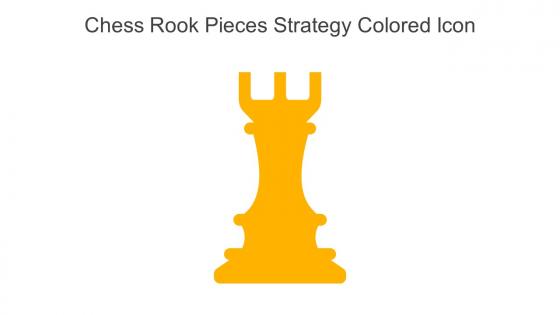 Chess Rook Pieces Strategy Colored Icon In Powerpoint Pptx Png And Editable Eps Format
