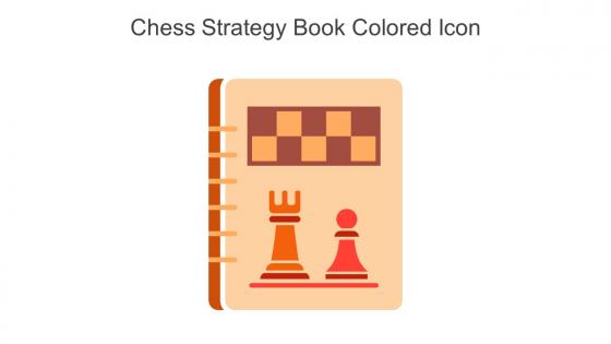 Chess Strategy Book Colored Icon In Powerpoint Pptx Png And Editable Eps Format