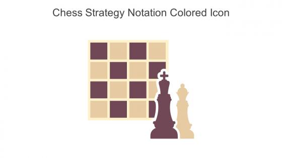 Chess Strategy Notation Colored Icon In Powerpoint Pptx Png And Editable Eps Format