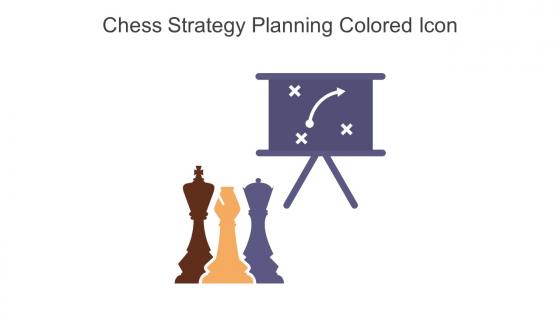 Chess Strategy Planning Colored Icon In Powerpoint Pptx Png And Editable Eps Format