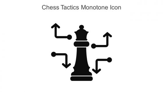 Chess Tactics Monotone Icon In Powerpoint Pptx Png And Editable Eps Format