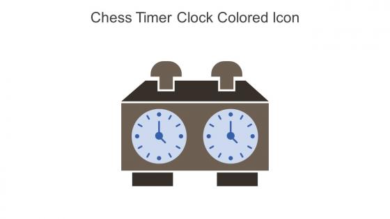 Chess Timer Clock Colored Icon In Powerpoint Pptx Png And Editable Eps Format