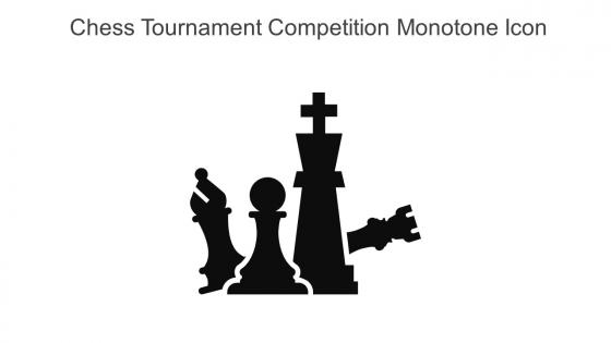 Chess Tournament Competition Monotone Icon In Powerpoint Pptx Png And Editable Eps Format