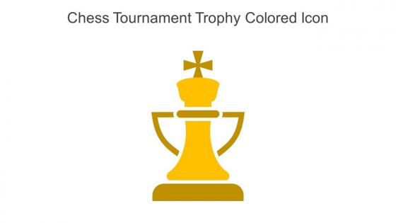 Chess Tournament Trophy Colored Icon In Powerpoint Pptx Png And Editable Eps Format
