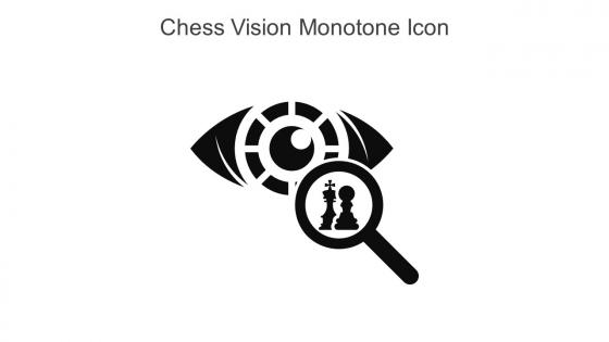 Chess Vision Monotone Icon In Powerpoint Pptx Png And Editable Eps Format