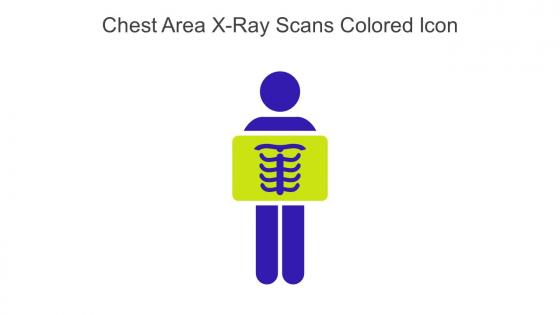 Chest Area X Ray Scans Colored Icon In Powerpoint Pptx Png And Editable Eps Format