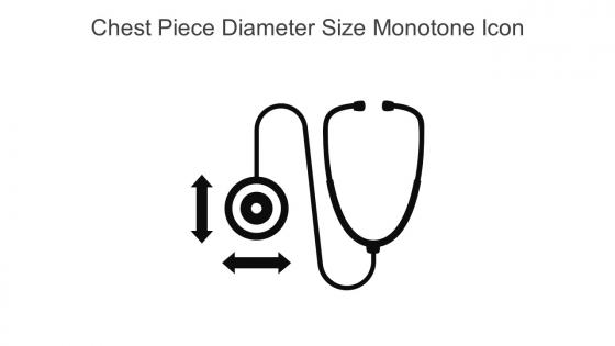 Chest Piece Diameter Size Monotone Icon In Powerpoint Pptx Png And Editable Eps Format
