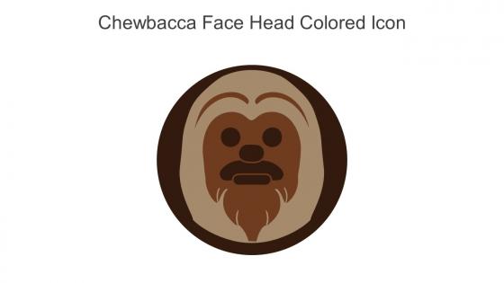Chewbacca Face Head Colored Icon In Powerpoint Pptx Png And Editable Eps Format