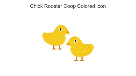 Chick Rooster Coop Colored Icon In Powerpoint Pptx Png And Editable Eps Format