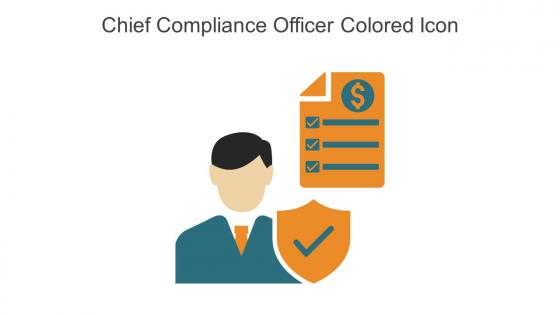 Chief Compliance Officer Colored Icon In Powerpoint Pptx Png And Editable Eps Format