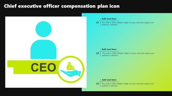 Chief Executive Officer Compensation Plan Icon