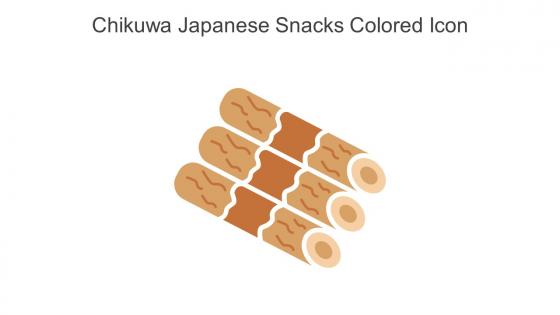 Chikuwa Japanese Snacks Colored Icon In Powerpoint Pptx Png And Editable Eps Format
