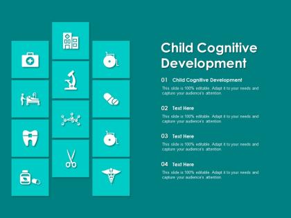 Child cognitive development ppt powerpoint presentation gallery graphics
