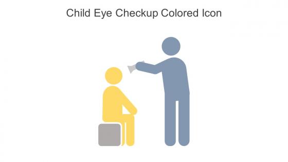 Child Eye Checkup Colored Icon In Powerpoint Pptx Png And Editable Eps Format