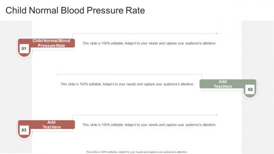 Child Normal Blood Pressure Rate In Powerpoint And Google Slides Cpb
