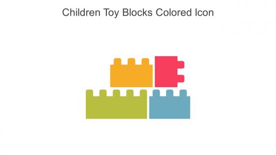 Children Toy Blocks Colored Icon In Powerpoint Pptx Png And Editable Eps Format
