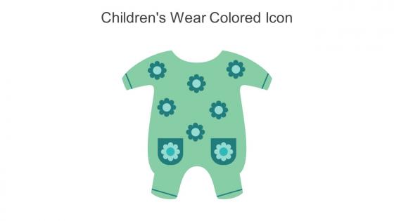 Childrens Wear Colored Icon In Powerpoint Pptx Png And Editable Eps Format
