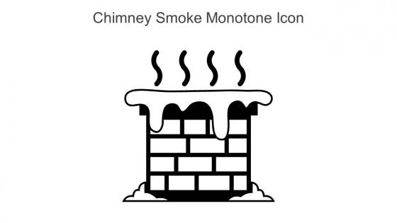 Chimney Smoke Monotone Icon In Powerpoint Pptx Png And Editable Eps Format