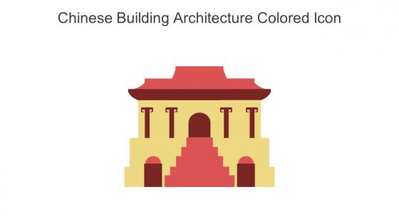 Chinese Building Architecture Colored Icon In Powerpoint Pptx Png And Editable Eps Format