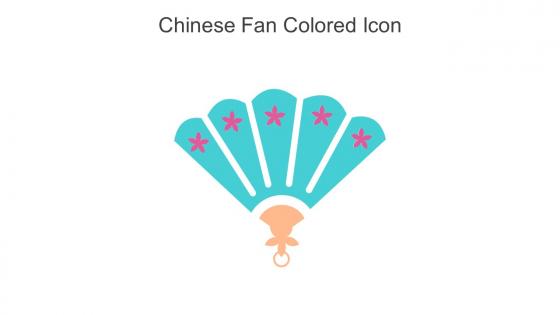 Chinese Fan Colored Icon In Powerpoint Pptx Png And Editable Eps Format