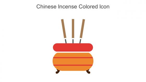 Chinese Incense Colored Icon In Powerpoint Pptx Png And Editable Eps Format