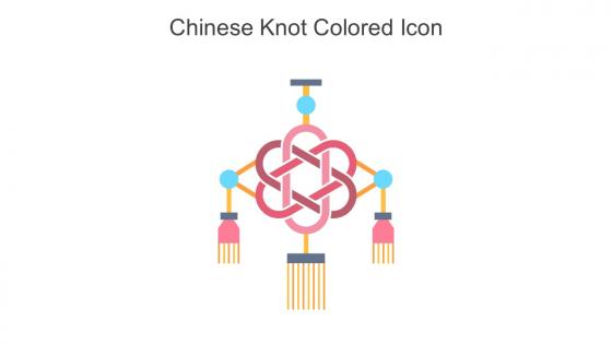 Chinese Knot Colored Icon In Powerpoint Pptx Png And Editable Eps Format