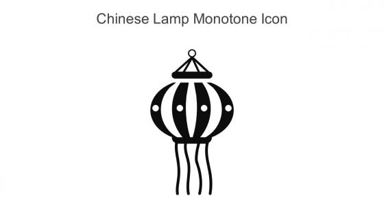 Chinese Lamp Monotone Icon In Powerpoint Pptx Png And Editable Eps Format