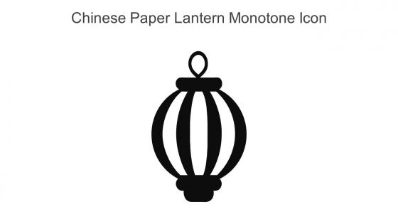 Chinese Paper Lantern Monotone Icon In Powerpoint Pptx Png And Editable Eps Format